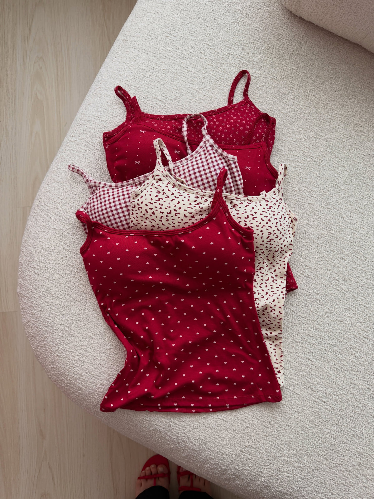 Tank top Removable cup {Pack of 3}