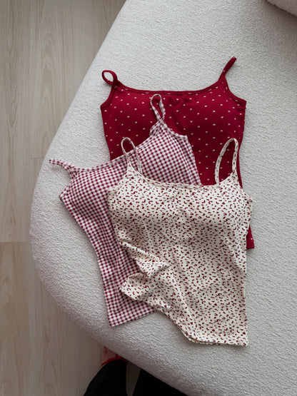 Tank top Removable cup {Pack of 3}