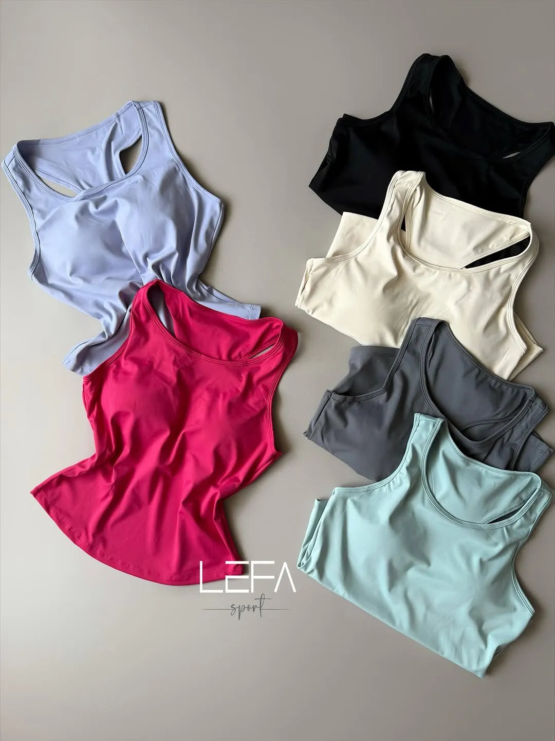 Women’s Padded Sports Tank Top – Pack of 3