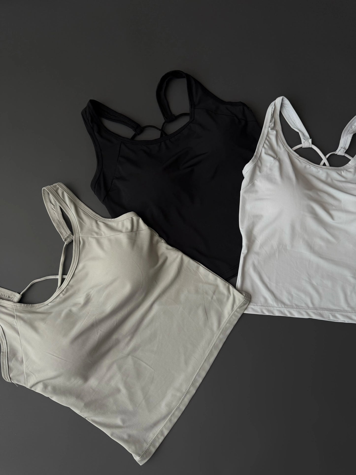 Women’s Soft Comfort Padded Cami Top – Pack of 3