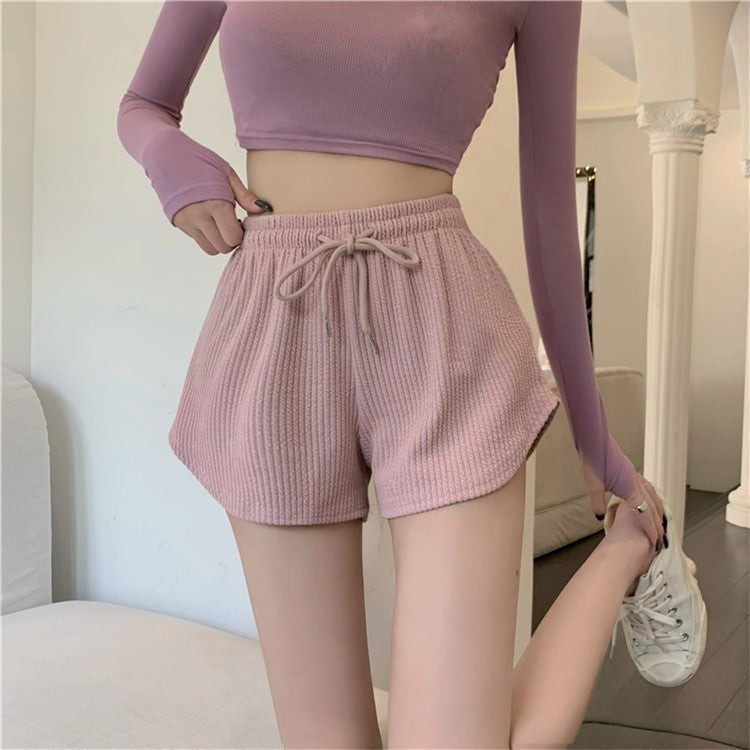 Women’s Waffle Lounge & Casual Shorts – Pack of 3