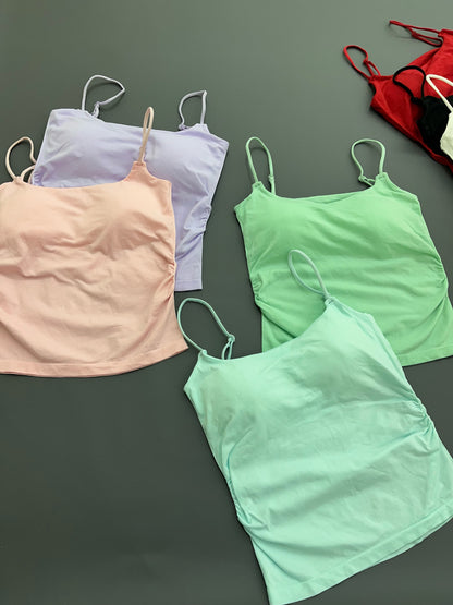 Tank top Removable cup {Pack of 3} -7 Colors combo