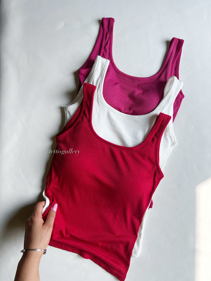 RBW Tank top Removable cup {Pack of 3}