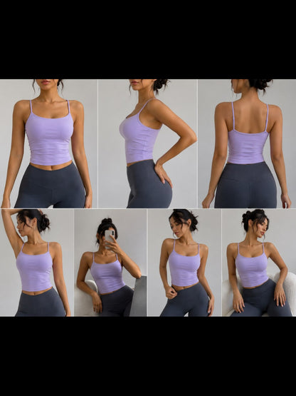 Tank top Removable cup {Pack of 3} -7 Colors combo