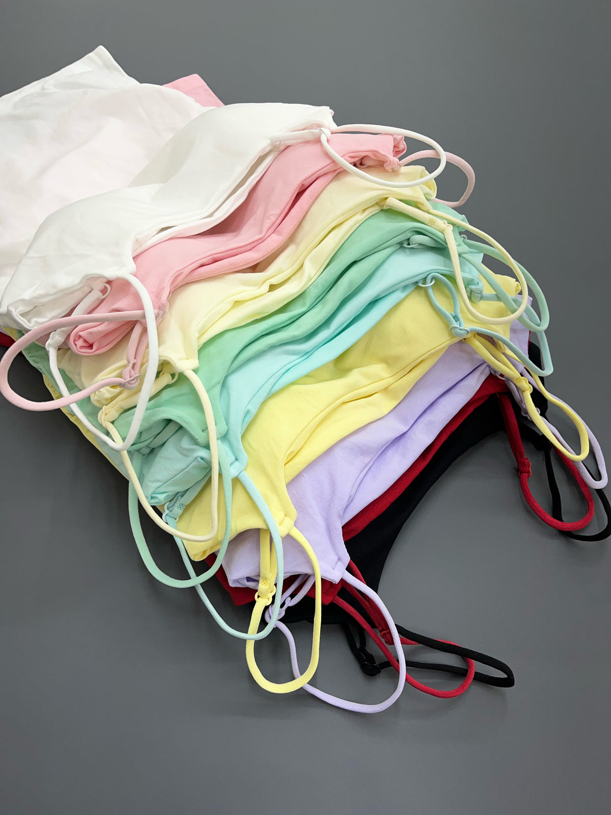 Tank top Removable cup {Pack of 3} -7 Colors combo