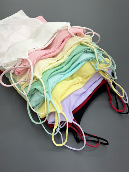 Tank top Removable cup {Pack of 3} -7 Colors combo