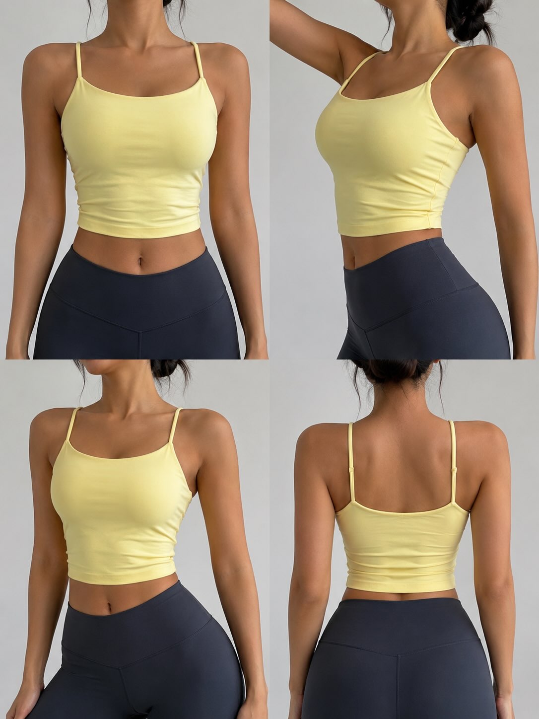 Tank top Removable cup {Pack of 3} -7 Colors combo