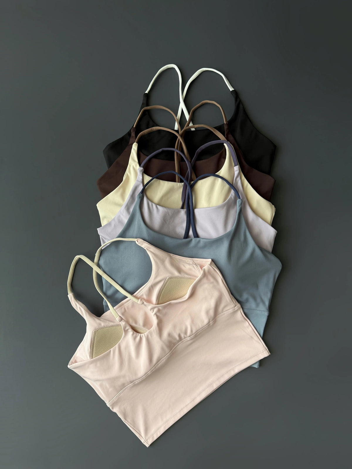 Women’s Seamless Padded Cami Bra Top – Pack of 3