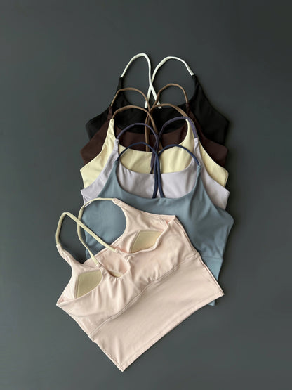 Women’s Seamless Padded Cami Bra Top – Pack of 3